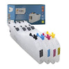 Cartucho Recargable Autoreseteable para Brother LC 103 y 203 LC509 Corto / Largo Sin Chip LC103R 103R LC 103 LC203R LC203