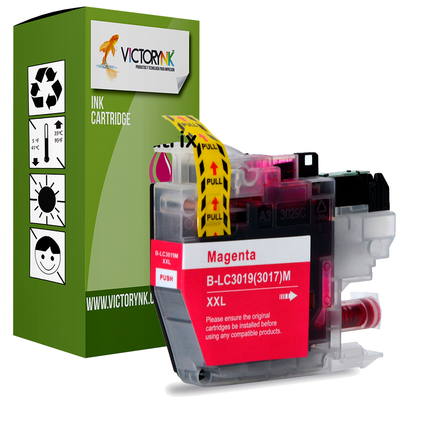 Pack 4 Cartucho De Tinta Para Brother LC 3013 XL MFC-J491 DW MFC-J497 j497 DW MFC-J690 DW MFC - J895 DW, 400 Pags
