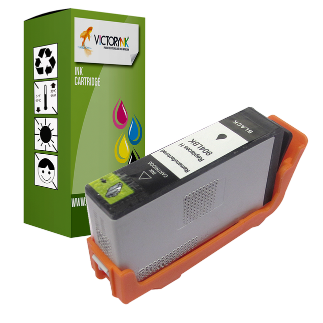 Cartucho de Tinta Victorynnk Genérico para Hp 904A Black / 6970 6951, 20ml