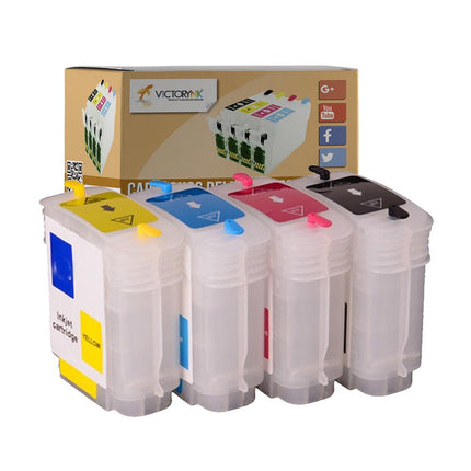 Cartucho recargable autoreseteable HP 10 color y 82 colores