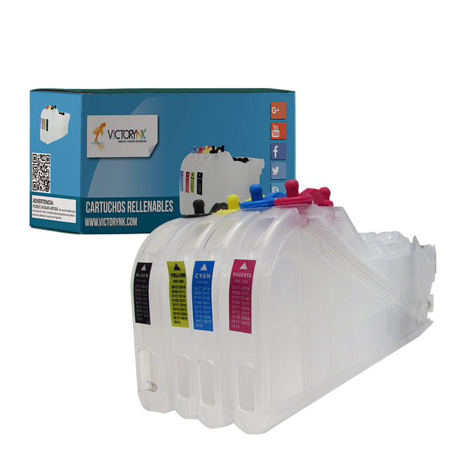Cartuchos Recargables Largos Brother LC 61