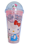 Vaso Hello Kitty Domo Luz Led Con Popote Hidrogel Kawai