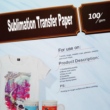Pack 10 Papel De Sublimación Victorynk A4 100 Hojas C/U 100gr