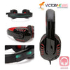 Audífono de diadema gaming, plegable, con micrófono, 3.5mm, HiFi alcance 5.0 led Owii SY755MV