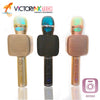 Micrófono-bocina para karaoke con Bluetooth modificador de voz, grabador de voz, sonido echo led SuYoSD YS68 KM228