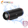 Bocina Mediana portátil  inalámbrica Bluetooth impermeable led OneDer V10 M76